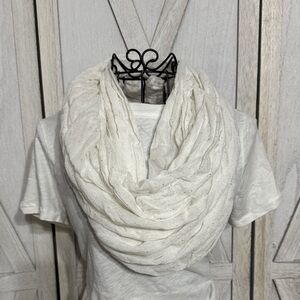 Calvin Klein Sparkling Cream Scarf